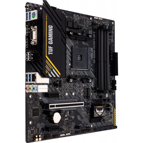 Материнская плата Asus TUF GAMING A520M-PLUS II для AMD: mATX, 4xDDR4, HDMI, DP, 7.1 звук