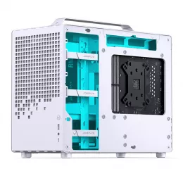 Корпус без блока питания/ Case JONSBO Z20, Mini-Tower, TG, no fan, 1xUSB-A 3.2 + 1xUSB-C 3.2, mATX, mITX White