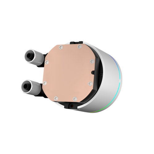 Система охлаждения/ Water Cooling System PCCooler DA360 Pro ARGB WH (300W, 360mm, White, ARGB/ Fans: 3x120mm, 75.8CFM, 33.7dBA, 2200RPM/ Pump height 57mm, 28dBA, 3000RPM, Rad thickness 27mm/ S: 1851, 1700, 1200, 20XX, 115X, AM5, AM4) PcCooler