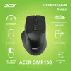 Мышь компьютерная/ Беспроводная мышь Acer OMR150 оптическая (1600dpi) (6but) black Acer
