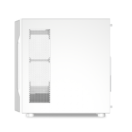 Корпус ПК без блока питания/ Case SAMA S40 White, Midi-Tower, TG, 4x120mm ARGB, 2xUSB 3.0 + 1xUSB 3.1 Type-C, ATX, mATX, mITX White