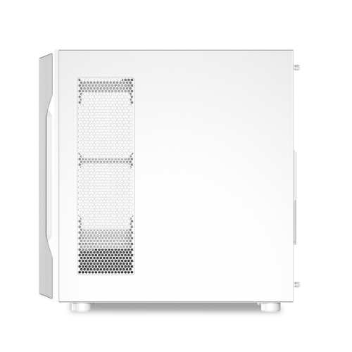 Корпус ПК без блока питания/ Case SAMA S40 White, Midi-Tower, TG, 4x120mm ARGB, 2xUSB 3.0 + 1xUSB 3.1 Type-C, ATX, mATX, mITX White SAMA