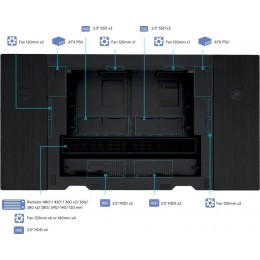 Корпус Lian-Li DK07X черный E-ATX 10x120mm 3x140mm 2xUSB3.0 audio bott PSU [G99.DK07X.10RU]