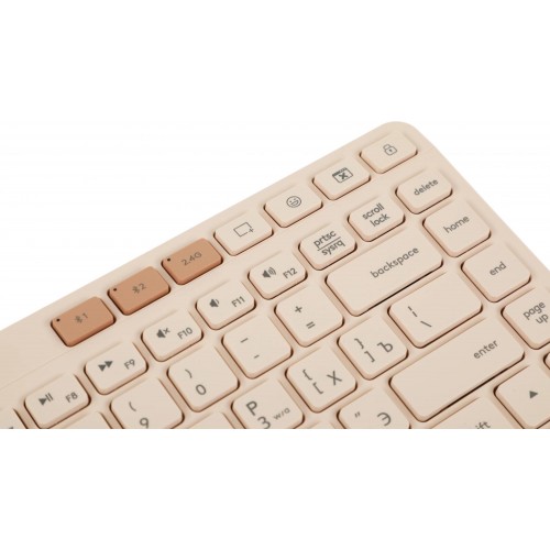 Клавиатура A4Tech FBK26C AS: Бежевый USB Беспроводной Slim Multimedia Модель для Удобства и Стиля