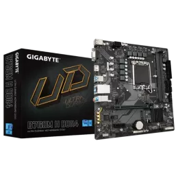 Материнская плата/ MB GIGABYTE INTEL B760 s1700, 2xDDR4(64GB), D-SUB/HDMI 2.1, 1xPCIe 4.0x16, 1xPCIe 3.0, 1xLAN, 4xSATA 6Gb/s, 2xM.2, 4xUSB 3.2, 2xUSB 2.0, mATX