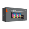 Система охлаждения/ Water Cooling System PCCooler GT360M ARGB Display BK (300W, 360mm, LED temp., Black, ARGB/ Fans: 3x120mm, 75.8CFM, 33.7dBA, 2200RPM/ Pump height 85mm, 15dBA, 2600RPM, Rad thickness 27mm/ S: 1851, 1700, 1200, 115X, AM5, AM4) PcCooler