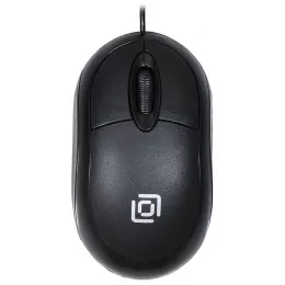 Мышь Оклик 105S черный оптическая 800dpi USB для ноутбука 3but (400941)