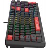 Механическая клавиатура A4Tech S98 RED для геймеров с LED подсветкой и USB подключением (1.8м)