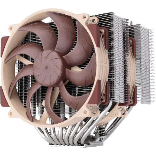 Кулер для процессора/ CPU Cooler Noctua NH-D15 G2 HBC (228W, 4-pin PWM, 168mm, Al/Cu, 8x6mm, 2x140mm, 91.5CFM, 24.8dBA, 1500RPM, S: 1851/1700/1200/115X, AM5/AM4, Beige/Brown)