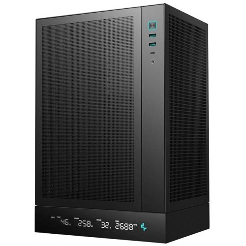 Корпус Deepcool CH170 DIGITAL черный mATX с охлаждением 1x120mm, USB2.0 и USB3.0 – идеальный выбор для вашего ПК