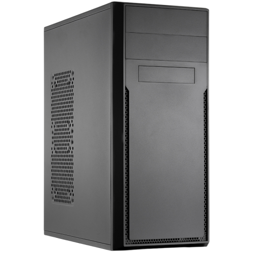 Корпус без блока питания/ Case Foxline FL-302, ATX, 2x5.25EXT, 1x3.5EXT, 4x3.5INT, 2xUSB2.0, HDA, w/o FAN, w/o PSU, NO pwr cord Foxline