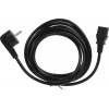 Кабель KingPrice KP-PC-Euro-C13 3м с угловой евровилкой IEC C13 – Черный, надежный и удобный для подключения устройств