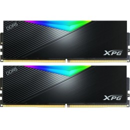 Память DDR5 2x16GB 6400MHz A-Data AX5U6400C3216G-DCLARBK XPG Lancer RGB RTL Gaming PC5-51200 CL32 DIMM 288-pin 1.35В kit dual rank с радиатором Ret