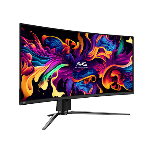 Монитор/ MAG 341CQP QD-OLED 34", 3440x1440, QD-OLED, 178x178, 175Hz, 0.03ms, 2HDMI, DP, 3xUSB, 1xType-C c PD, LTS,100x100VESA, 1y