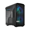 Корпус ПК без блока питания/ Case Fractal Design Torrent Compact RGB TG Light Tint, Midi-Tower, 2x180mm RGB, 2xUSB-A 3.2 + 1xUSB 3.2 Type-C E-ATX, SSI-CEB, ATX, mATX, mITX Black Fractal Design