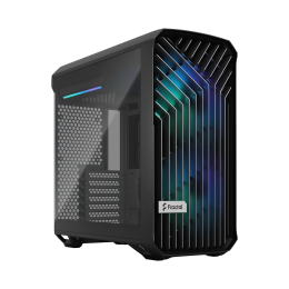 Корпус ПК без блока питания/ Case Fractal Design Torrent Compact RGB TG Light Tint, Midi-Tower, 2x180mm RGB, 2xUSB-A 3.2 + 1xUSB 3.2 Type-C E-ATX, SSI-CEB, ATX, mATX, mITX Black