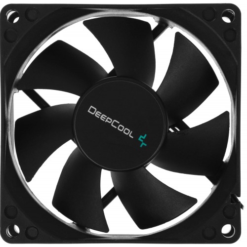 Вентилятор Deepcool XFan 80 (80x80x25, черный, 4-pin, 20дБ) - идеальное охлаждение для вашего корпуса