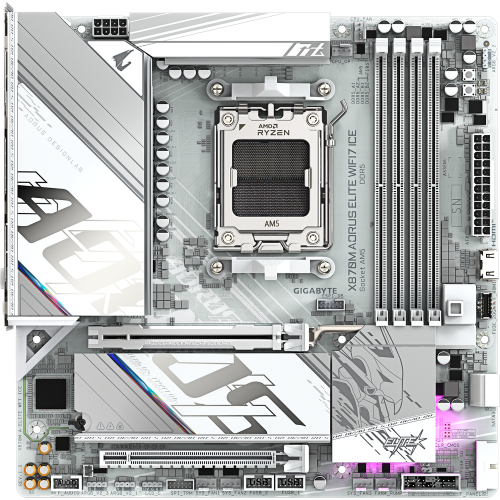 Материнская плата/ X870M A ELITE WF7 ICE