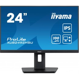 Монитор Iiyama 23.8" ProLite XUB2492HSU-B6 черный IPS LED 0.4ms 16:9 HDMI M/M матовая HAS Piv 250cd 178гр/178гр 1920x1080 100Hz DP FHD USB 4.9кг