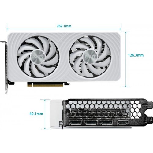 Купить видеокарту Palit PCI-E 5.0 RTX 5060 Ti WHITE OC - 8Gb GDDR7 для мощных игр и графики