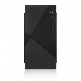 Корпус с блоком питания 450Вт./ Case Forza mATX, 450W, 2xUSB2.0, Black, w/o FAN, 8 cm fan PSU, power cord