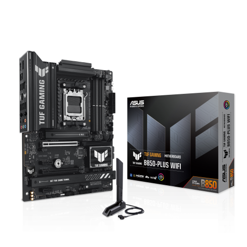 Материнская плата TUF GAMING B850-PLUS WIFI: Высокая производительность и надежность для геймеров