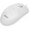 Мышь Acer OMW300 белая оптическая 1200dpi USB с 3 кнопками - идеальный выбор для вашего компьютера