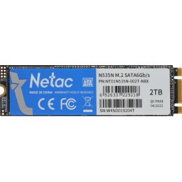 Твердотельный накопитель Netac SATA-III 2TB NT01N535N-002T-N8X N535N M.2 2280 [NT01N535N-002T-N8X]