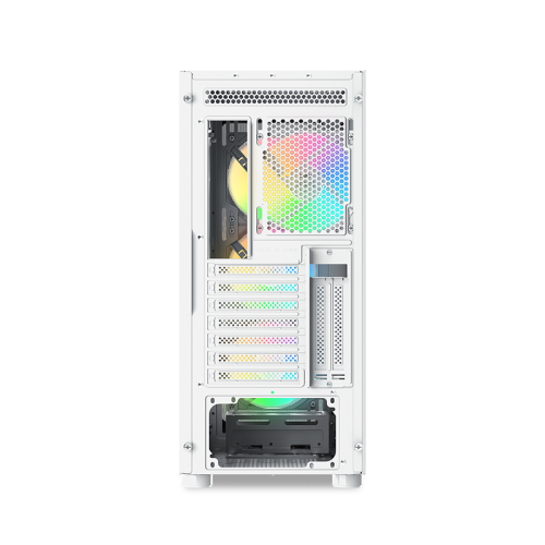 Корпус ПК без блока питания/ Case SAMA S40 White, Midi-Tower, TG, 4x120mm ARGB, 2xUSB 3.0 + 1xUSB 3.1 Type-C, ATX, mATX, mITX White SAMA