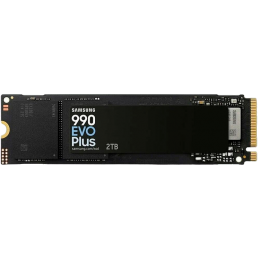 Твердотельные накопители/ Samsung SSD 990 EVO Plus, 2000GB, M.2(22x80mm), NVMe 2.0, NVMe 2.0, PCIe 4.0 x4, V-NAND TLC, R/W 7250/6300MB/s, IOPs 1 000 000/1 350 000, TBW 1200, DWPD 0.3 (12 мес.)