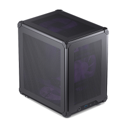 Корпус без блока питания/ Case JONSBO C6, Mini-Tower, no fan, 1xUSB-A 3.0 + 1xUSB-C 3.1, mATX, mITX Black