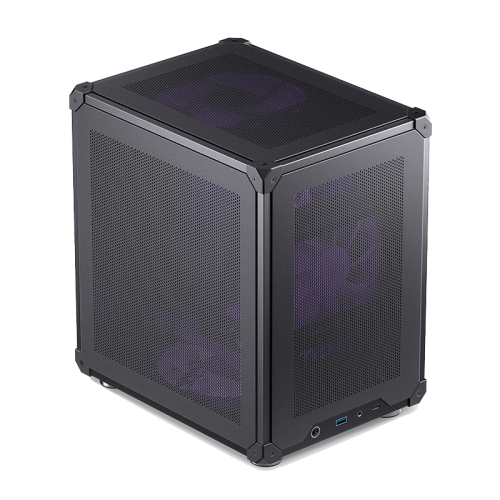 Корпус JONSBO C6 Mini-Tower без блока питания: стильный чёрный mATX/mITX с USB-A 3.0 и USB-C 3.1