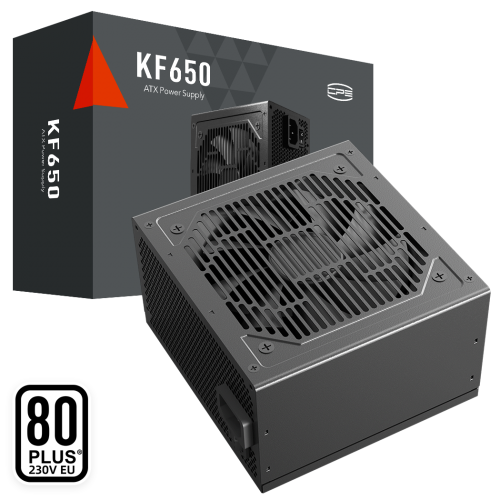 Блок питания ПК/ Power Supply PCCooler, 650W 80+ White (ATX, ATX 2.4, Non-modular, 1x24(20+4)pin 550mm, 1xCPU*2 8(4+4)pin 610+150mm, 2xPCIe 8(6+2)pin 510mm, 2xSATA*3+MOLEX4pin*1 450+150+150+150mm , Active, 120x120mm, 140x150x86mm, APFC, OVP, SCP, OPP (140
