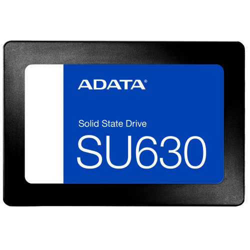 Твердотельный накопитель/ ADATA SSD Ultimate SU630, 960GB, 2.5" 7mm, SATA3, 3D QLC, R/W 520/450MB/s, IOPs 40 000/65 000, TBW 200, DWPD 0.2 (3 года) ADATA