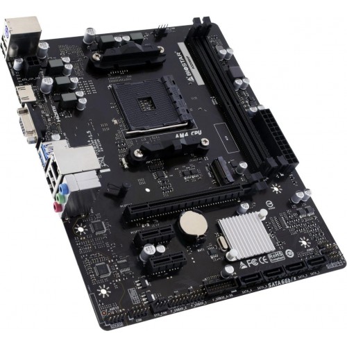 Материнская плата Biostar A520MHP для AMD AM4 - mATX, 2xDDR4, HDMI, 7.1 звук, RAID
