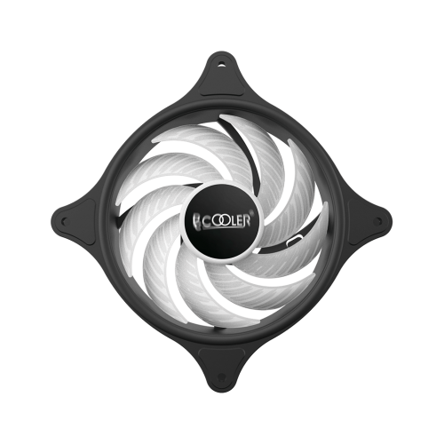 Кулер для корпуса/ Case Cooler PCCooler FX 120 ARGB BK (120x120x25mm, 4-pin PWM, ARGB, 52.79CFM, 33.2dBA, 2000RPM, Black)