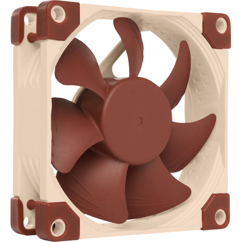 Кулер для корпуса/ Case Cooler Noctua NF-A8 FLX (80x80x25mm, 3-pin, 29.66CFM, 16.1dBA, 2000RPM, Beige/Brown)
