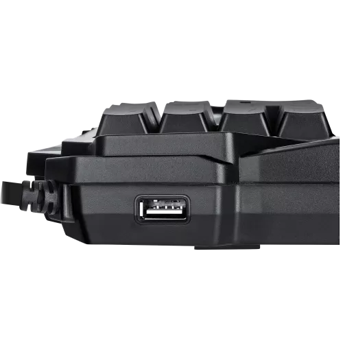 Игровая клавиатура SVEN KB-G8800: 109 клавиш, макросы, RGB-подсветка и звук. индикация для геймеров