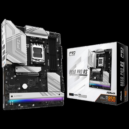 Материнская плата Asrock B850 PRO RS для Socket AM5 с поддержкой DDR5, 8-канальным звуком и 2.5G LAN