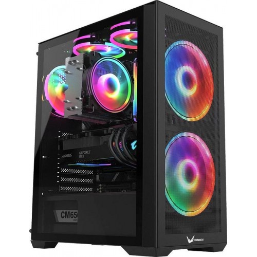 Корпус ATX Formula Air Power G5 DUO черный с поддержкой 5 вентиляторов и USB 3.0