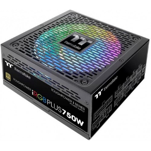 Купить блок питания Thermaltake ATX 750W Toughpower iRGB Plus с 80+ Gold, 9xSATA и LED-освещением - надежное решение для вашего ПК
