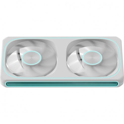 Вентилятор для корпуса Formula Air Fusion 2 Reverse ARGB 240х120x28 белый 4-pin (AIR FUSION 2 WH REVERSE) Ret