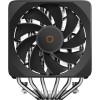 Кулер для процессора Ocypus Delta A62 EX BK Digital - Высокопроизводительное охлаждение 250W с LED и 2x120mm вентиляторами