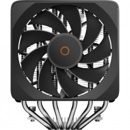 Кулер для процессора/ CPU Cooler Ocypus Delta A62 EX BK Digital (250W, 4-pin PWM, LED temp., 160mm, Al/Cu, 6x6mm, 2x120mm, 70CFM, 31dBA, 1800RPM, S: 1851/1700/1200/115X, AM5/AM4, black)