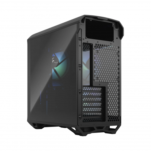 Корпус ПК без блока питания/ Case Fractal Design Torrent Compact RGB TG Light Tint, Midi-Tower, 2x180mm RGB, 2xUSB-A 3.2 + 1xUSB 3.2 Type-C E-ATX, SSI-CEB, ATX, mATX, mITX Black Fractal Design