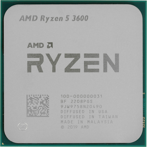 Купить процессор AMD Ryzen 5 3600 AM4 (6 ядер, 12 потоков, 3.6/4.2GHz, 32MB, 65W) - высокая производительность для игр и работы