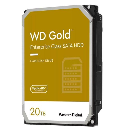 Жесткий диск WD SATA-III 20TB WD202KRYZ Server Gold 512E - Высокопроизводительное решение для серверов (7200rpm, 512Mb, 3.5 дюйма)
