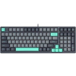 Клавиатура A4Tech FS300 механическая черный/серый USB for gamer LED (FS300 PANDA ROCK) кабель 1.8м
