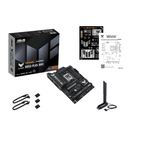 Материнская плата TUF GAMING B850-PLUS WIFI: Высокая производительность и надежность для геймеров