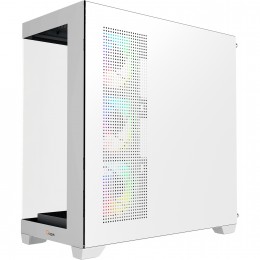 Корпус ПК без блока питания/ Case Ocypus Gamma C72 WH ARGB, Midi-Tower, TG, 4x120mm ARGB, 2xUSB-A 2.0 + 1xUSB-A 3.0, ATX, mATX, mITX White